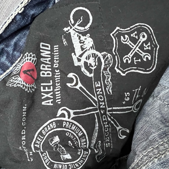 TK Axel Treadwell Relaxed Straight Leg Jeans 36x34 - Picture 8 of 11